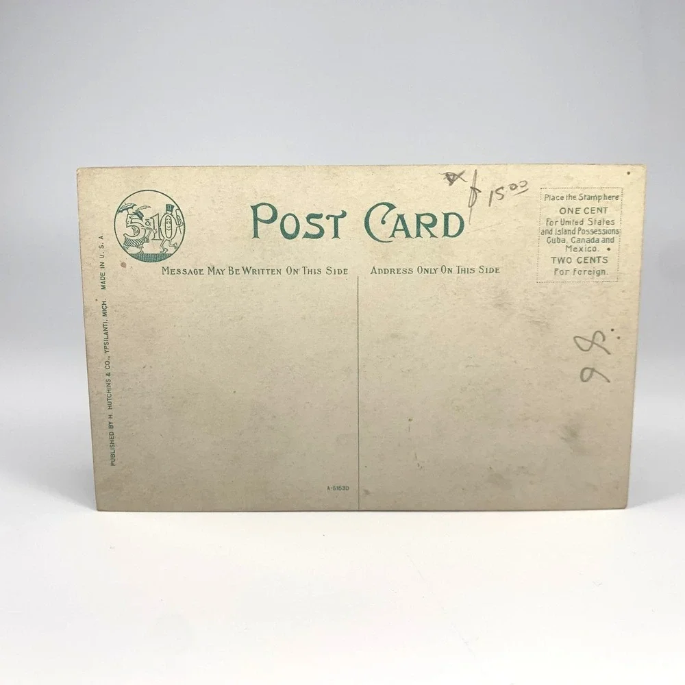 1911 Grand Trunk RR Battle Creek Ann Arbor Ferry Michigan Railroad Postcards Lot